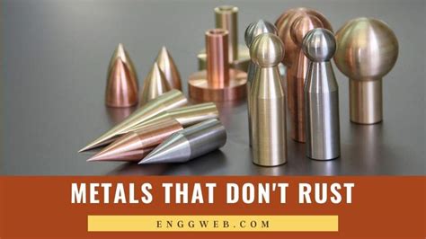 non rust metal sheets|rust resistant metals.